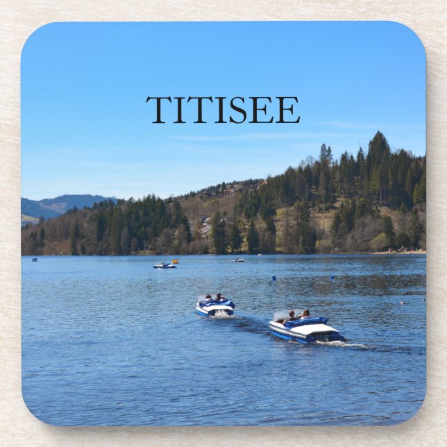 Posavasos Lago Titisee en la Selva Negra      (Frente)