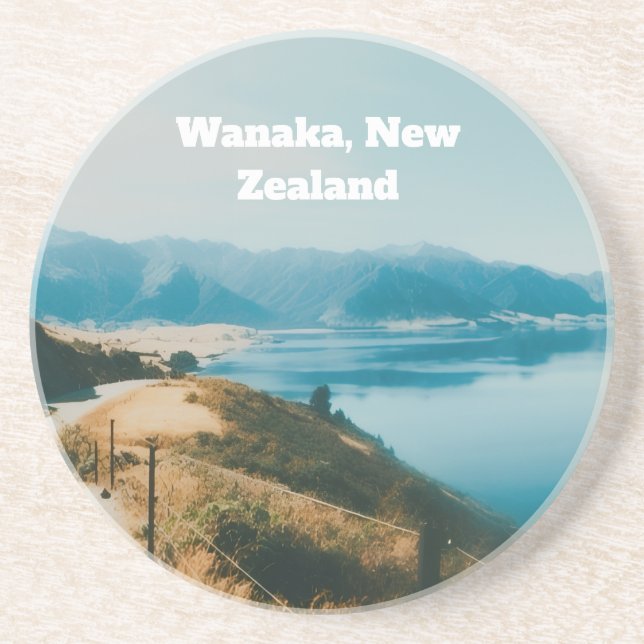 Posavasos Lago Wanaka, Isla Sur, Nueva Zelanda (Frente)