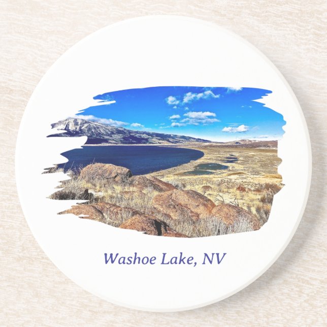 Posavasos Lago Washoe, montaña NV (Frente)