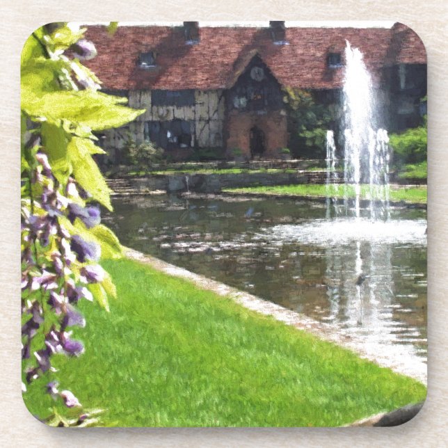 Posavasos Lago y fuente de RHS Wisley (Frente)