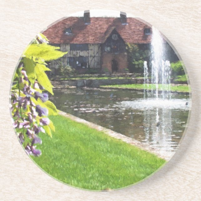 Posavasos Lago y fuente de RHS Wisley (Frente)