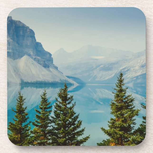 Posavasos lagos de montaña de invierno (Frente)