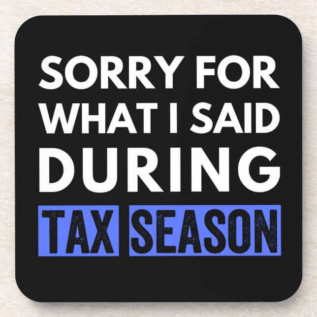 Posavasos lamento lo que dije durante la temporada de impues (Frente)