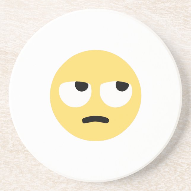 Posavasos laminación de ojos de emoji (Frente)