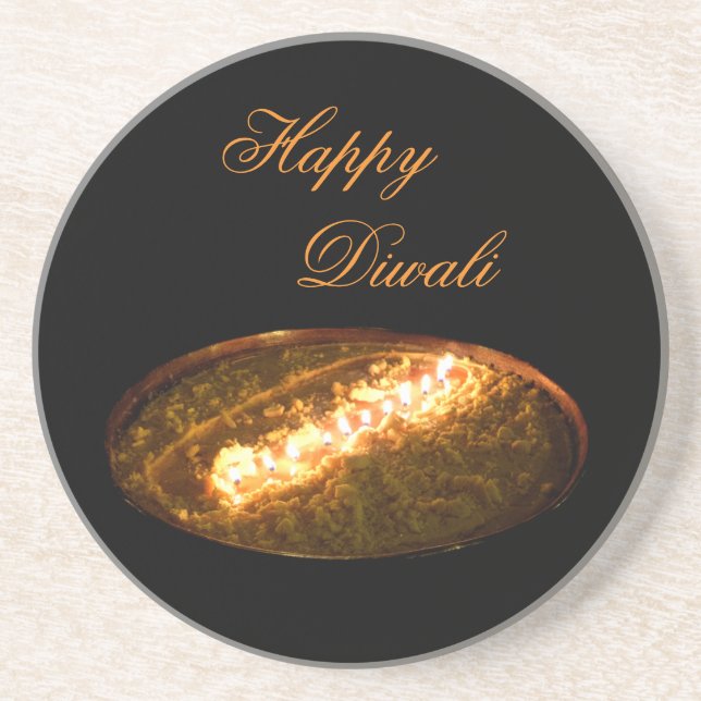 Posavasos Lámpara de mantequilla tibetana (Frente)