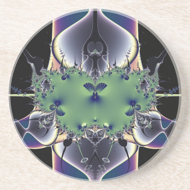 Posavasos Lámpara púrpura (Frente)