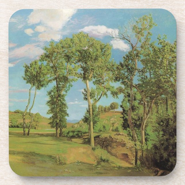 Posavasos Landscape Paysage Frederic Bazille Impressionist (Frente)