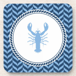 Posavasos Langosta azul náutica costera