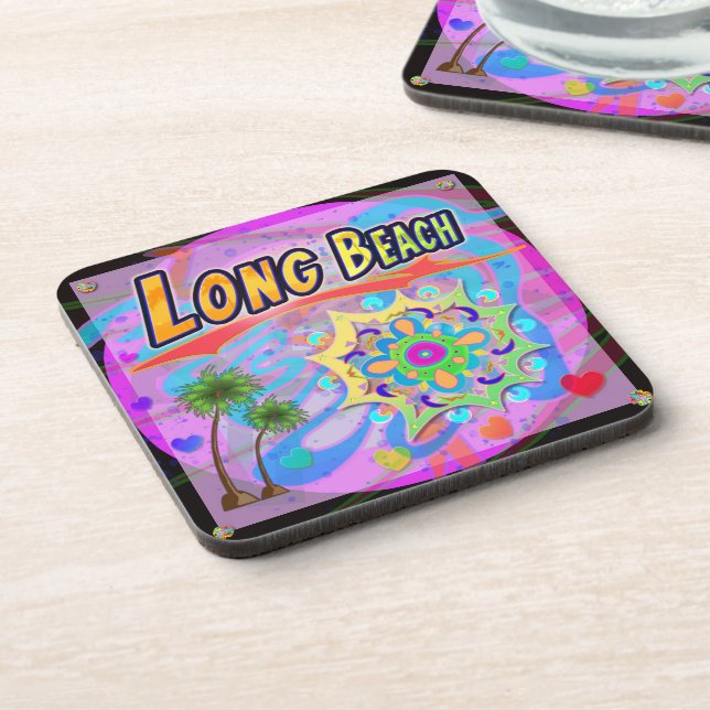 Posavasos Larga Beach Real Progress Coaster (Lado Izquierdo)