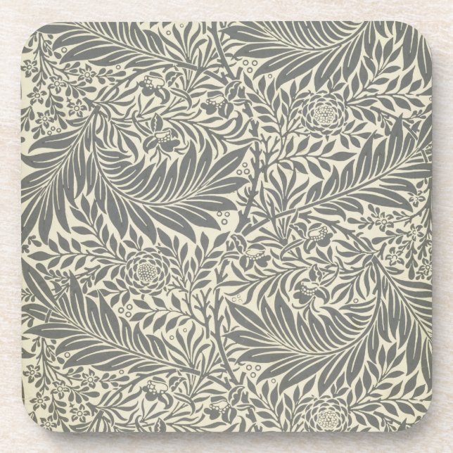 Posavasos Larkspur, diseño del papel pintado, 1872 (Frente)