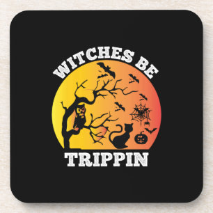 Posavasos Las brujas de Halloween son cumpleaños de Trippin