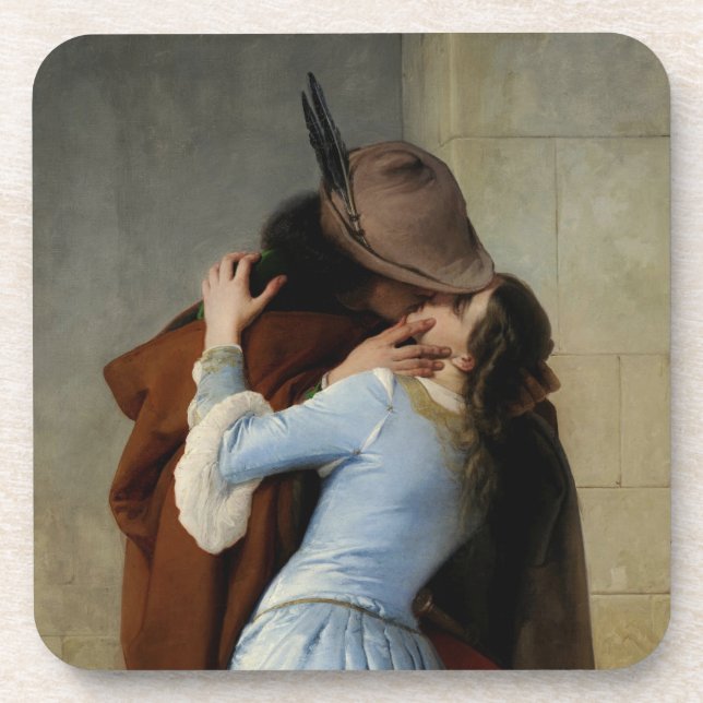 Posavasos Las catastro de Kiss/Il Bacio (Frente)
