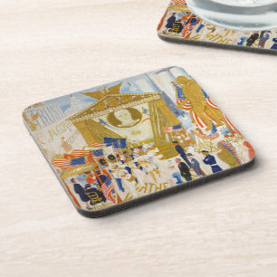 Posavasos Las catedrales de Wall Street por Stettheimer