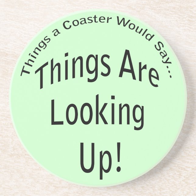 Posavasos Las Cosas Están Buscando Una Pascua Ligera (Frente)