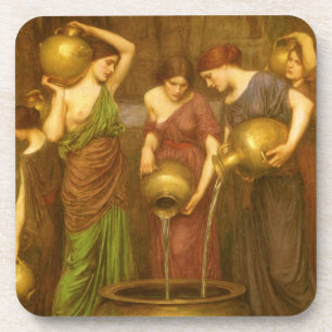 Posavasos Las Danaides por John William Waterhouse