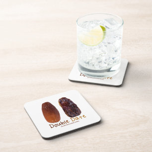 Posavasos Las dos fechas de SlipperyJoe ciruelas pasas arrug