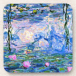 Posavasos Las famosas Lienitas de Agua de Monet (rosa)<br><div class="desc">Las famosas tostadoras de bebidas de Monet Water Lilies (rosa).  VIRGINIA5050,  productos y regalos diseñados por personalizados en www.zazzle.com/virginia5050*,  PaulKleeGiftShop,  e InternationalGifts.</div>