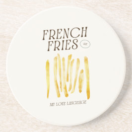 Posavasos Las Fries Francesas Son Mi Amo Lenguaje De Transmi
