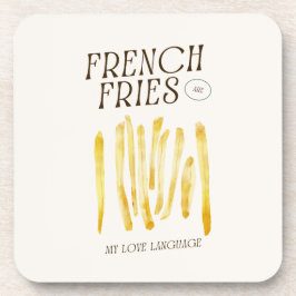 Posavasos Las Fries Francesas Son Mi Amo Lenguaje De Transmi
