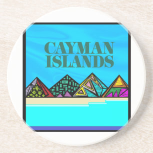 Posavasos Las islas aman a las Islas Caimán
