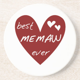 Posavasos Las mejores camisetas y regalos de Memaw del