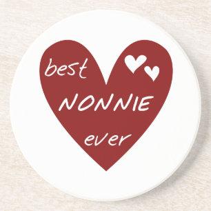 Posavasos Las mejores camisetas y regalos de Nonnie del cora