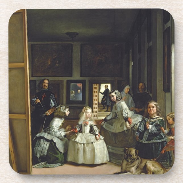 Posavasos Las Meninas o la familia de Philip IV, c.1656 (Frente)