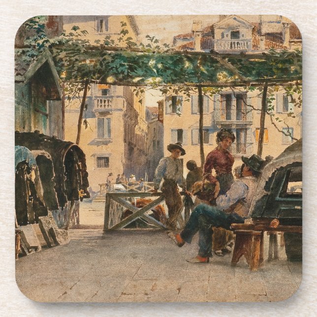 Posavasos Las montañas de Venecia de Roussoff (Frente)
