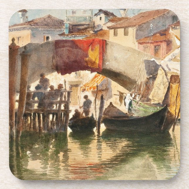 Posavasos Las montañas de Venecia de Roussoff (Frente)