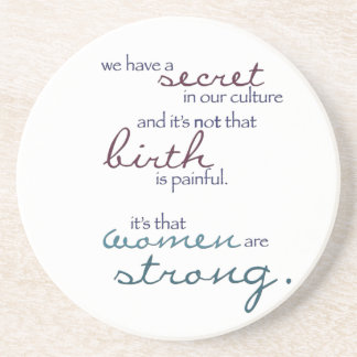 Posavasos las mujeres son práctico de costa fuerte