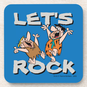 Posavasos Las piedras angulares  Fred y Barney - Let's Rock