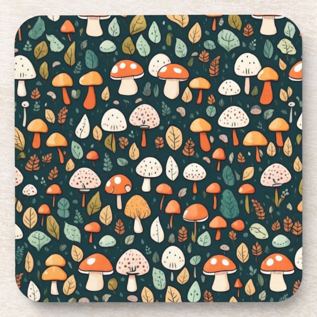 Posavasos Las setas cortas dejan el diseño del núcleo de la  (Frente)