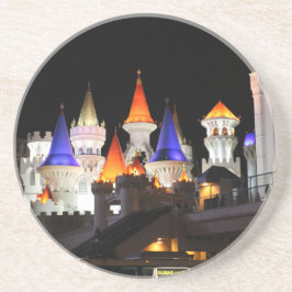 Posavasos Las Vegas Castle Hotel Gaming Vegas City Colorous