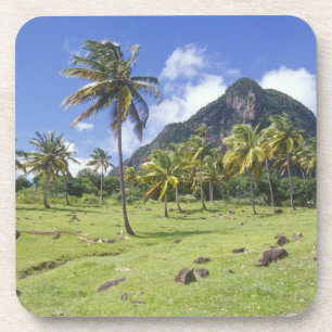 Posavasos Las vistas de Gros Piton a lo largo del histórico