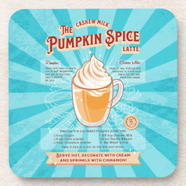 Posavasos Latte de especias de calabaza veneciana - Poster d