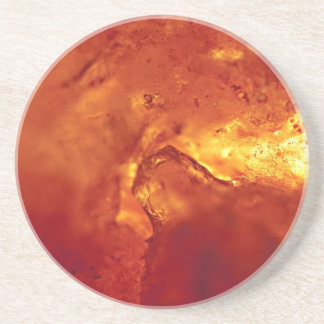 Posavasos Lava caliente roja burbujeante