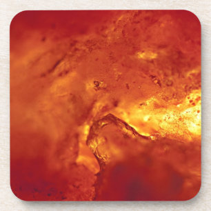 Posavasos Lava caliente roja burbujeante