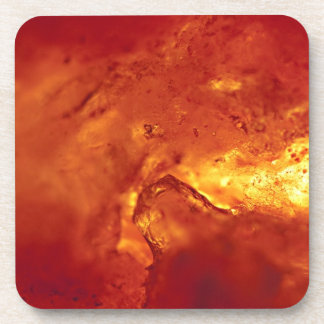 Posavasos Lava caliente roja burbujeante