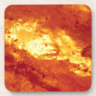 Posavasos Lava caliente roja y blanca