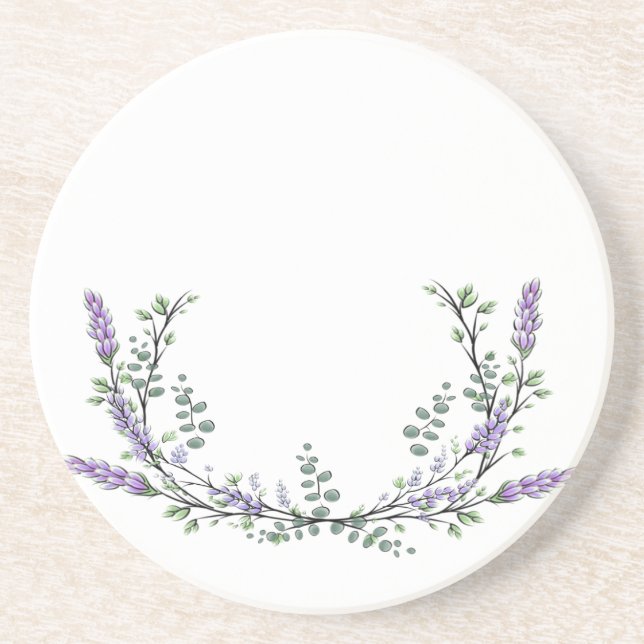 Posavasos Lavanda y Eucalipto (Frente)