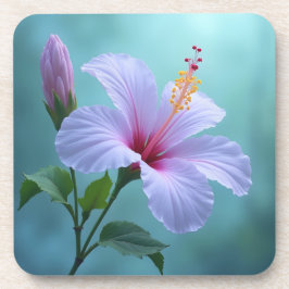 Posavasos Lavender Hibiscus Flower