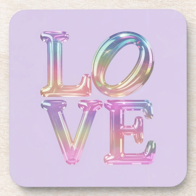 Posavasos Lavender Irish Love Coaster Set (Frente)