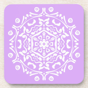 Posavasos Lavender Mandala