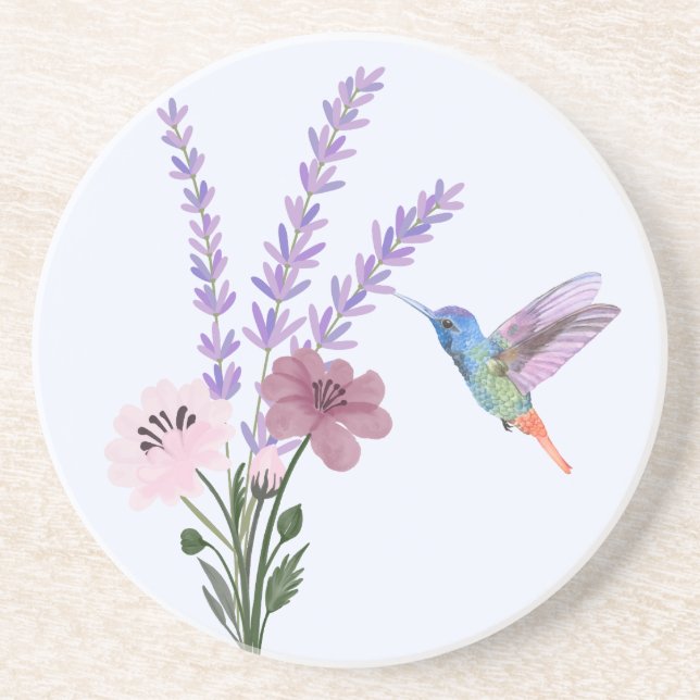 Posavasos Lavender Sandstone Coaster (Frente)