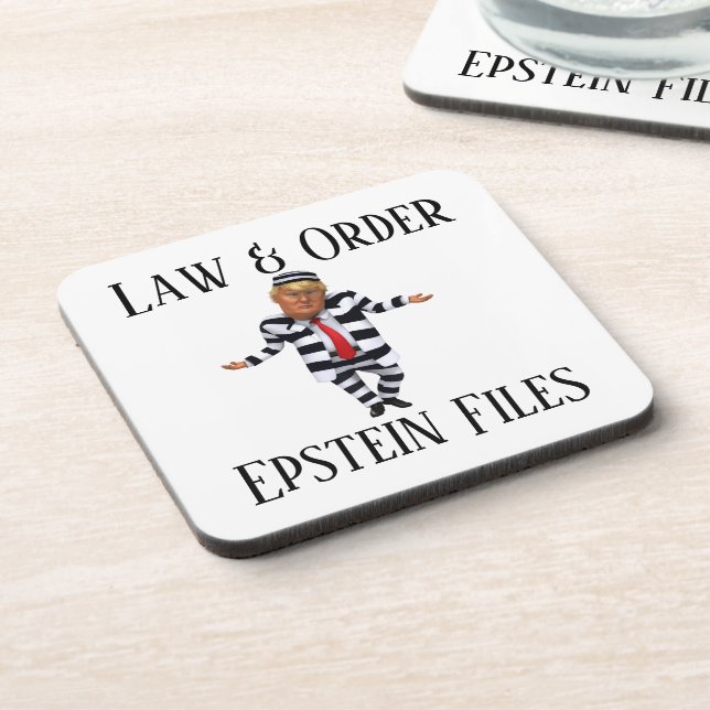 Posavasos Law & Order Beverage Coaster (Lado Izquierdo)
