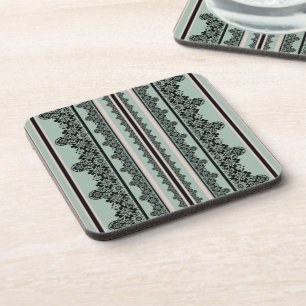 Posavasos Lazo negro, almohada de tiro al descubierto