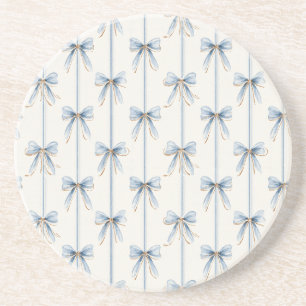 Posavasos Lazos y Rayas Azules Bonitos