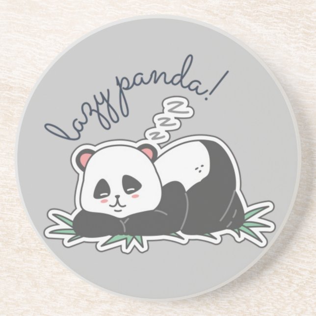 Posavasos Lazy Panda (Frente)