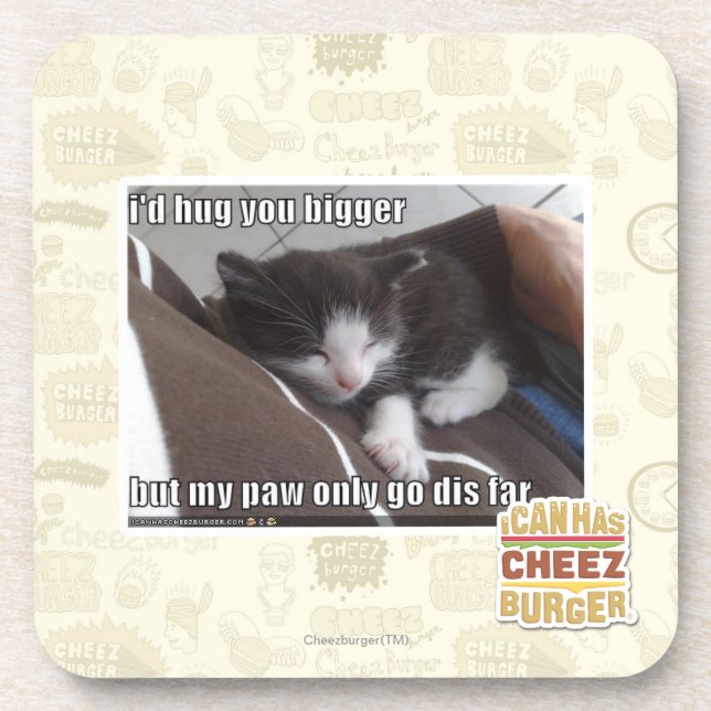 Posavasos Le abrazaría más grande (Frente)