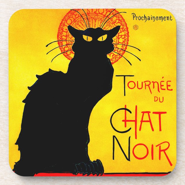 Posavasos Le Chat Noir Vintage (Frente)